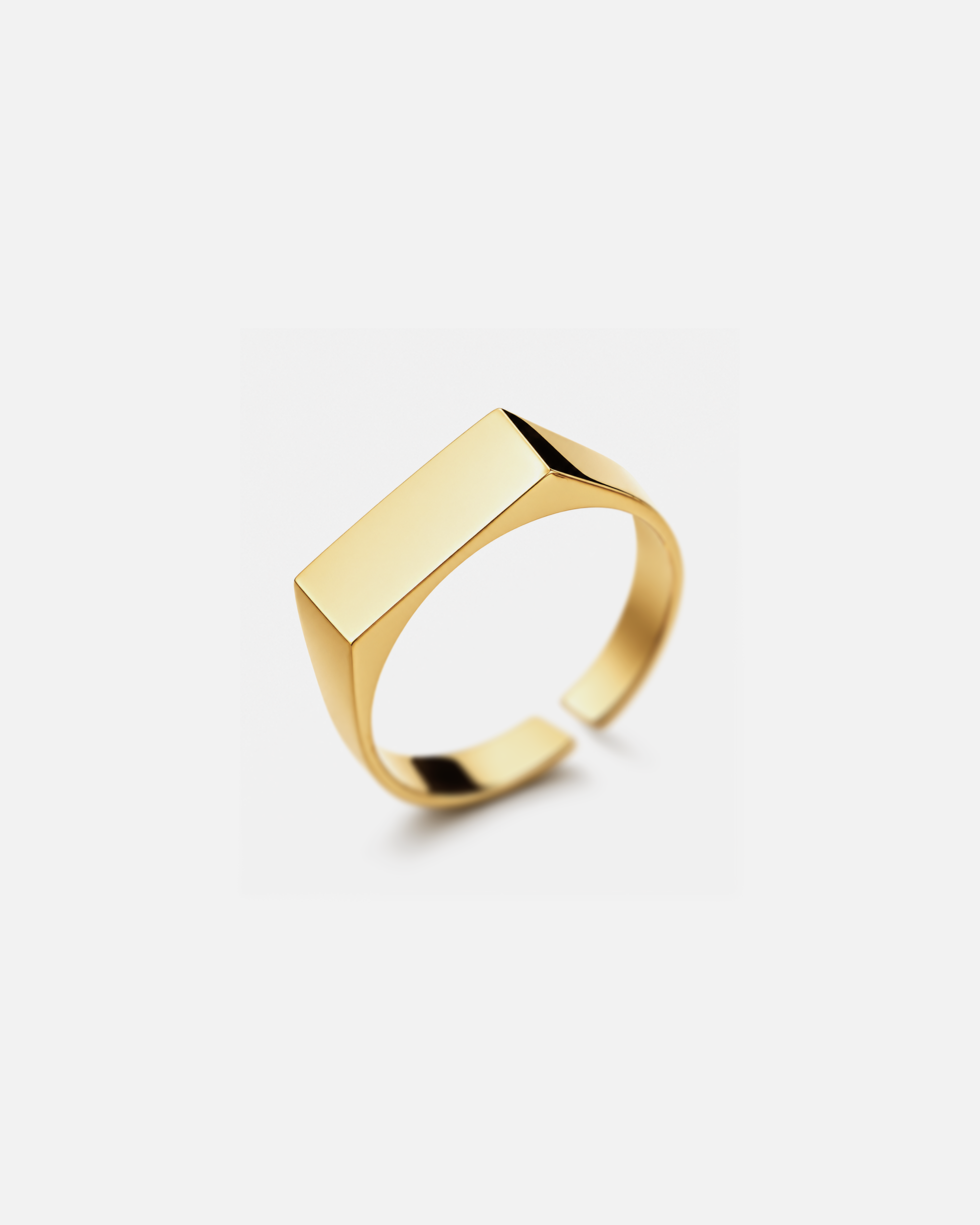 Flat Signet Ring