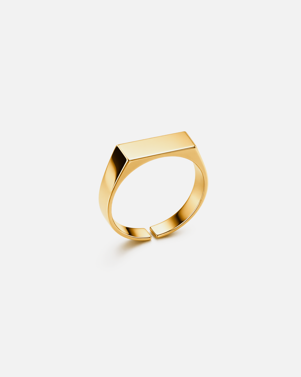 Flat Signet Ring