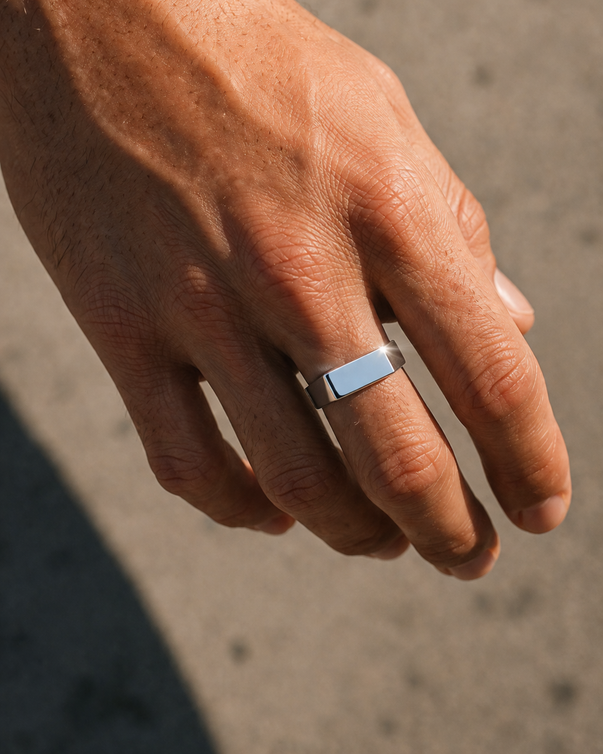 Flat Signet Ring