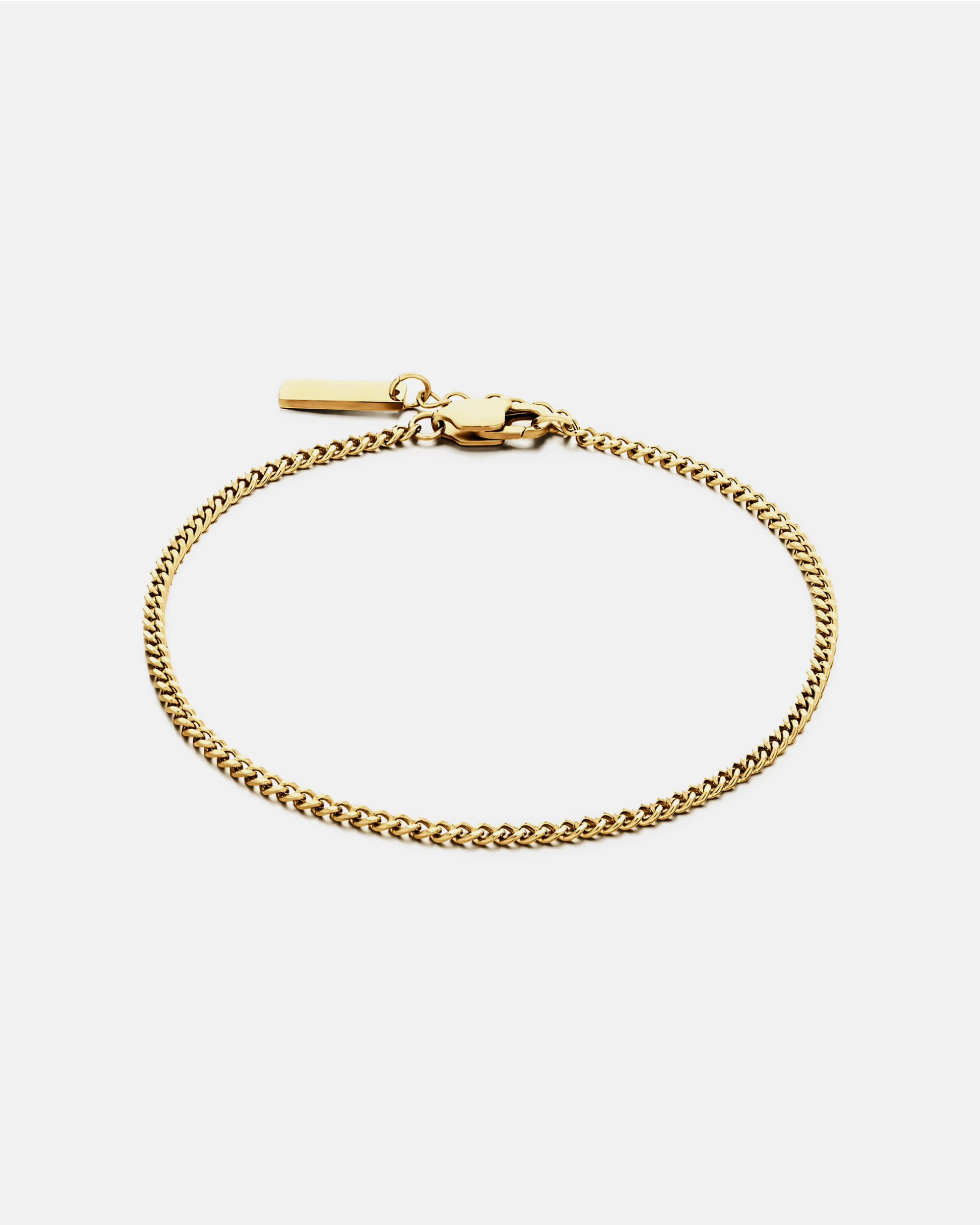 Minimal Curb Bracelet