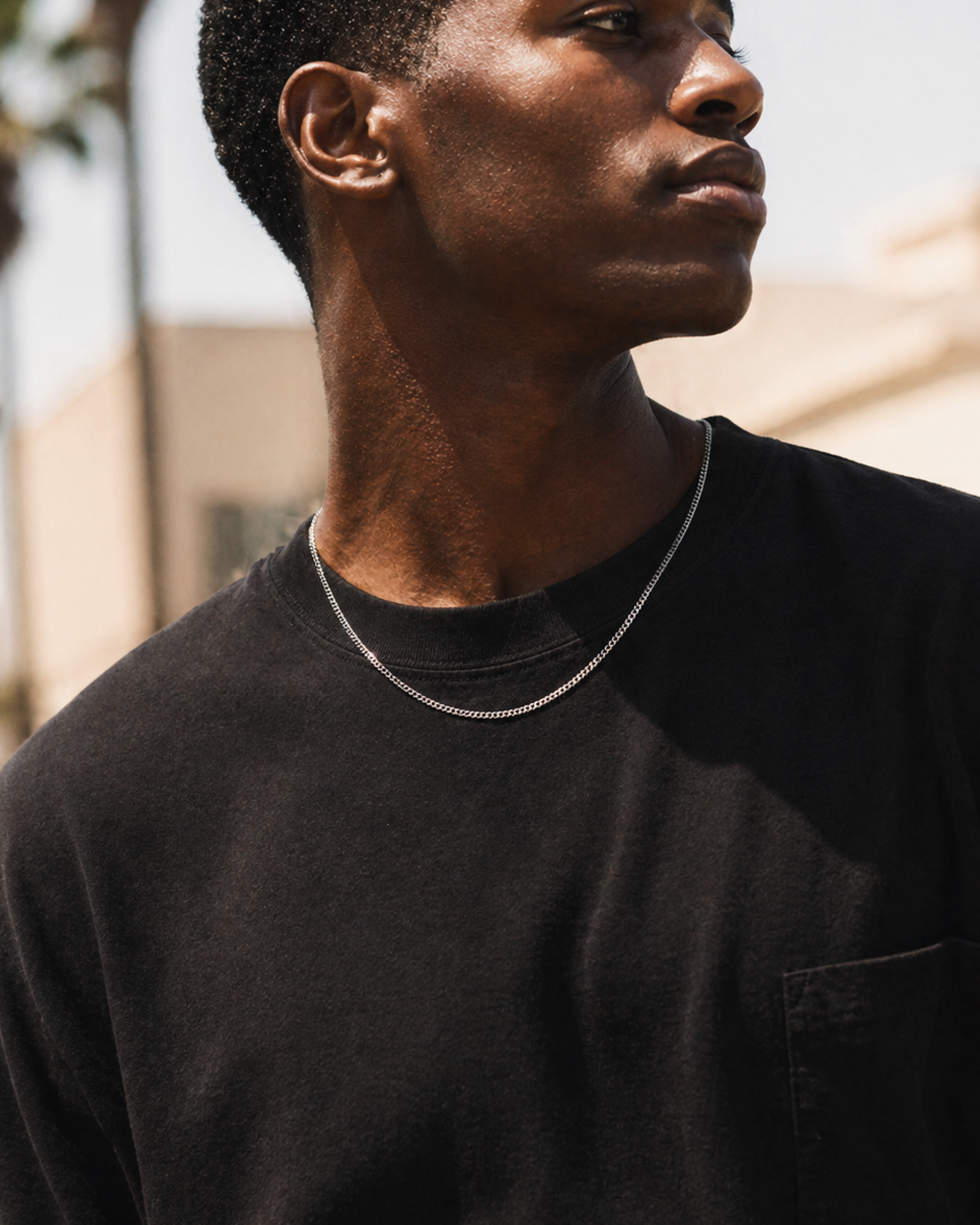 Minimal Curb Necklace