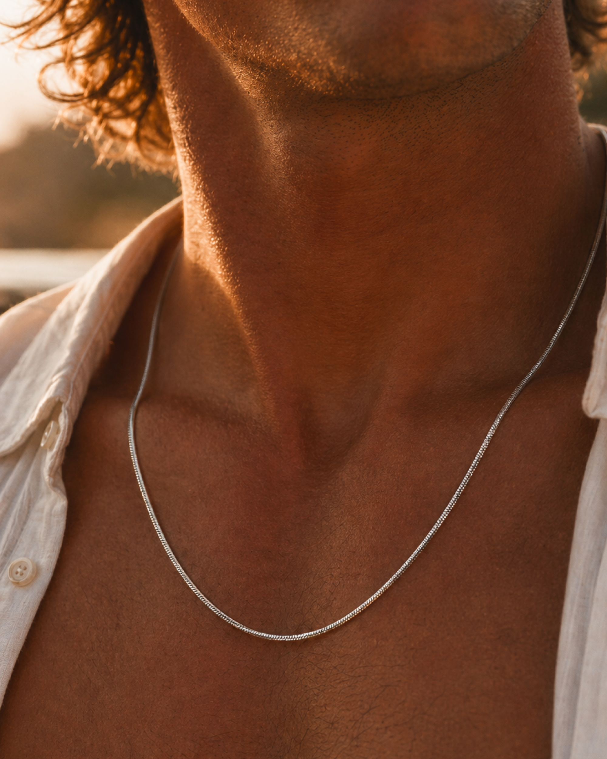 Square Chain Necklace